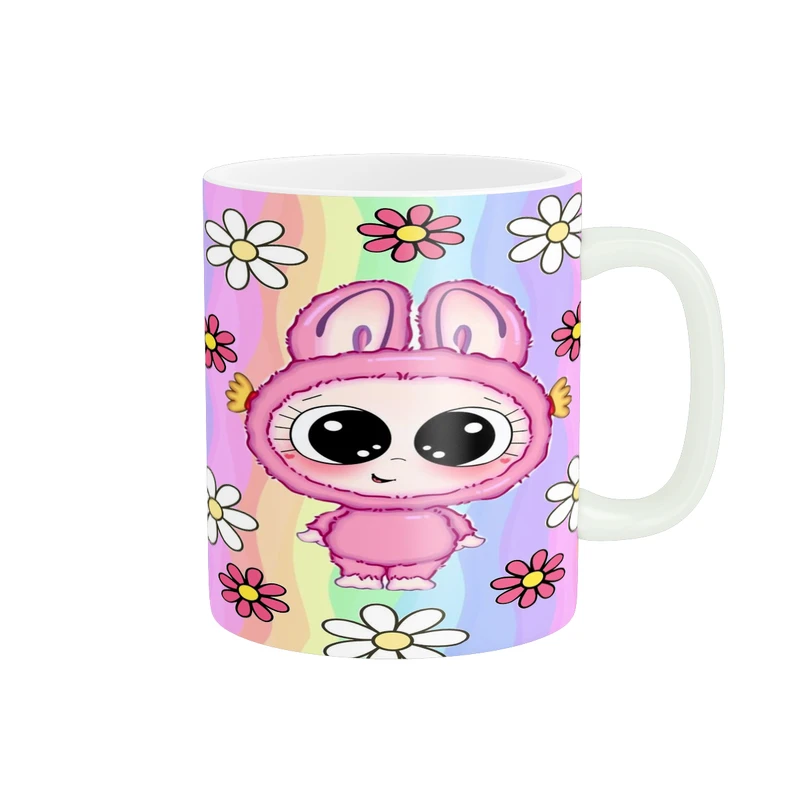 ماگ پاد آفرین مدل فانتزی طرح عروسک لبوبو Labubu ترند کد p10662