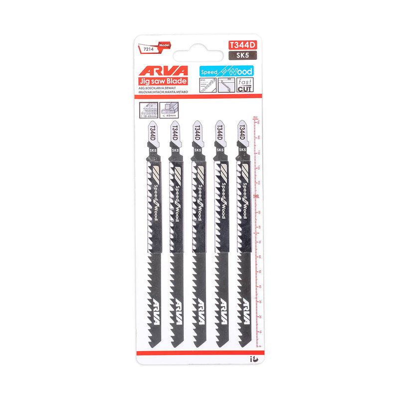 تیغ اره عمودبر چوب آروا مدل 7214 مجموعه 5 عددی