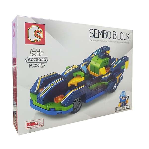 ساختنی سیمبوبلاک مدل Famous Car کد 607204D
