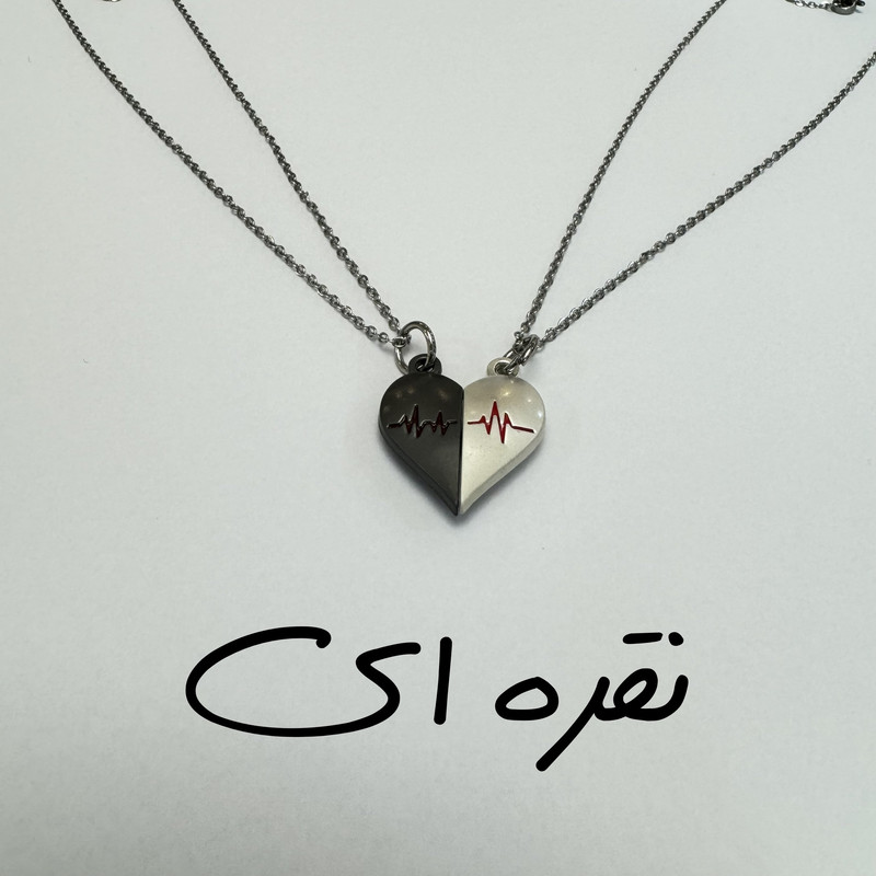 گردنبند مدل استیل طرح ضربان قلب عاشق کد 2heart110 بسته 2 عددی گردنبند مدل استیل طرح ضربان قلب عاشق کد 2heart110 بسته 2 عددی