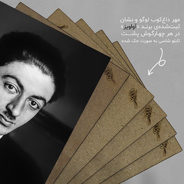 تابلو شاسی آواویز مدل صادق هدایت کد 4G635