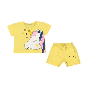 ست تی شرت و شلوارک دخترانه ایزی دو مدل 218124716