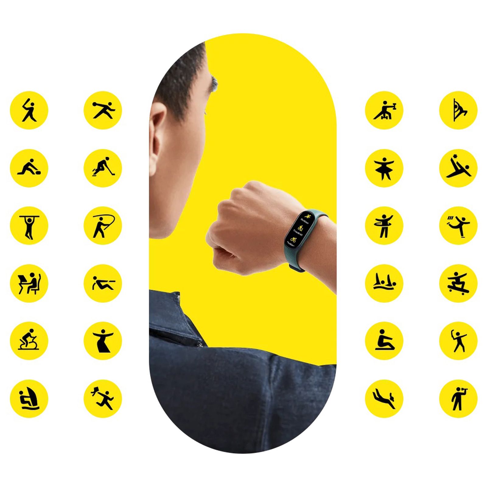 مچ بند هوشمند شیائومی مدل Mi Band 7 Global Version -  - 13