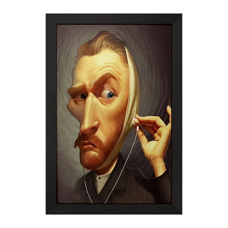 تابلو خندالو مدل ونسان ونگوگ کد F4605