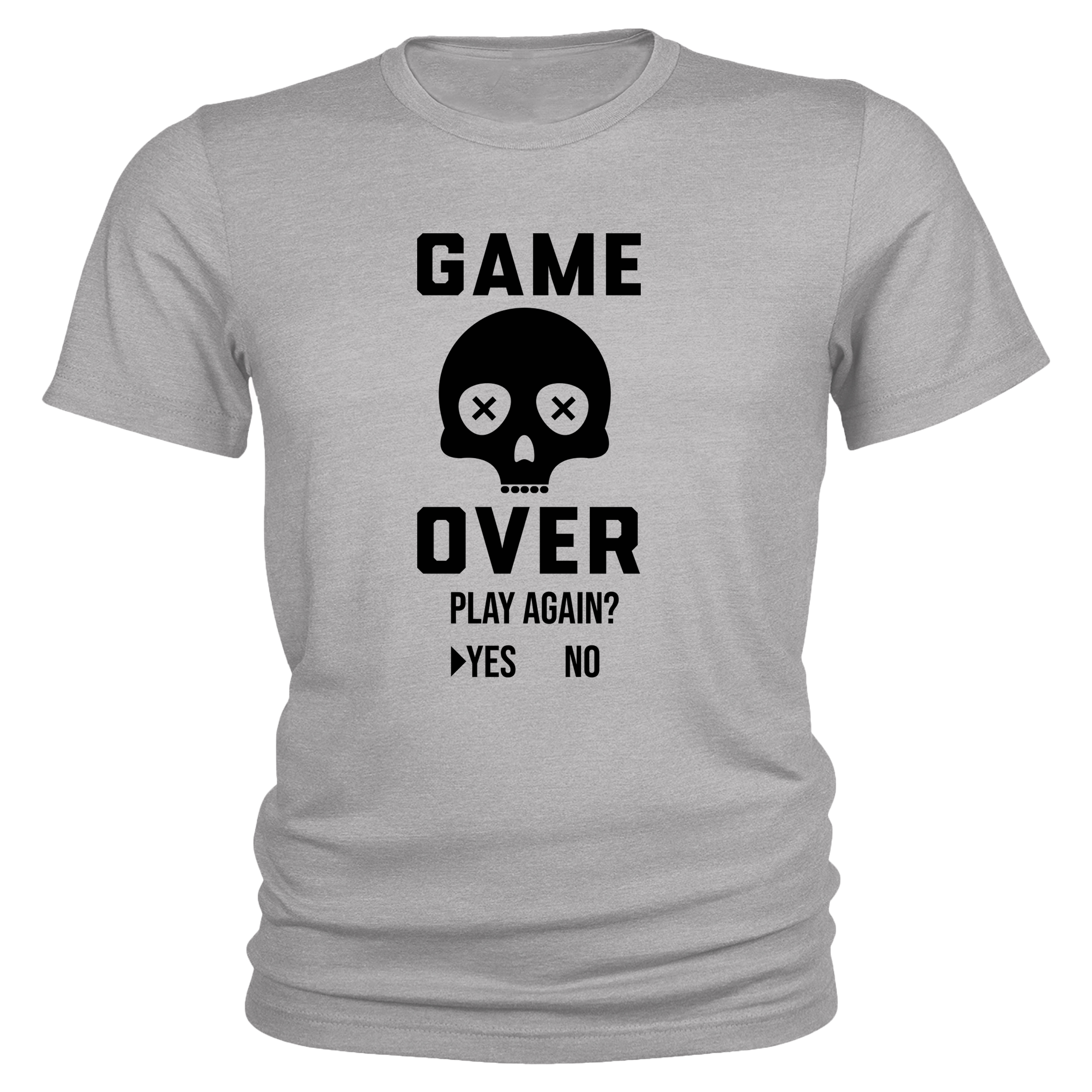 تیشرت آستین کوتاه مردانه طرح GAME OVER مدل G012G