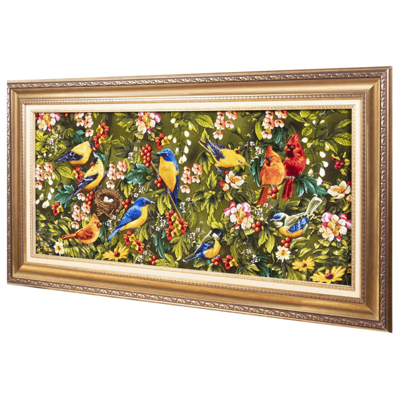 تابلو فرش دستباف سی پرشیا مدل پرندگان کد 903565