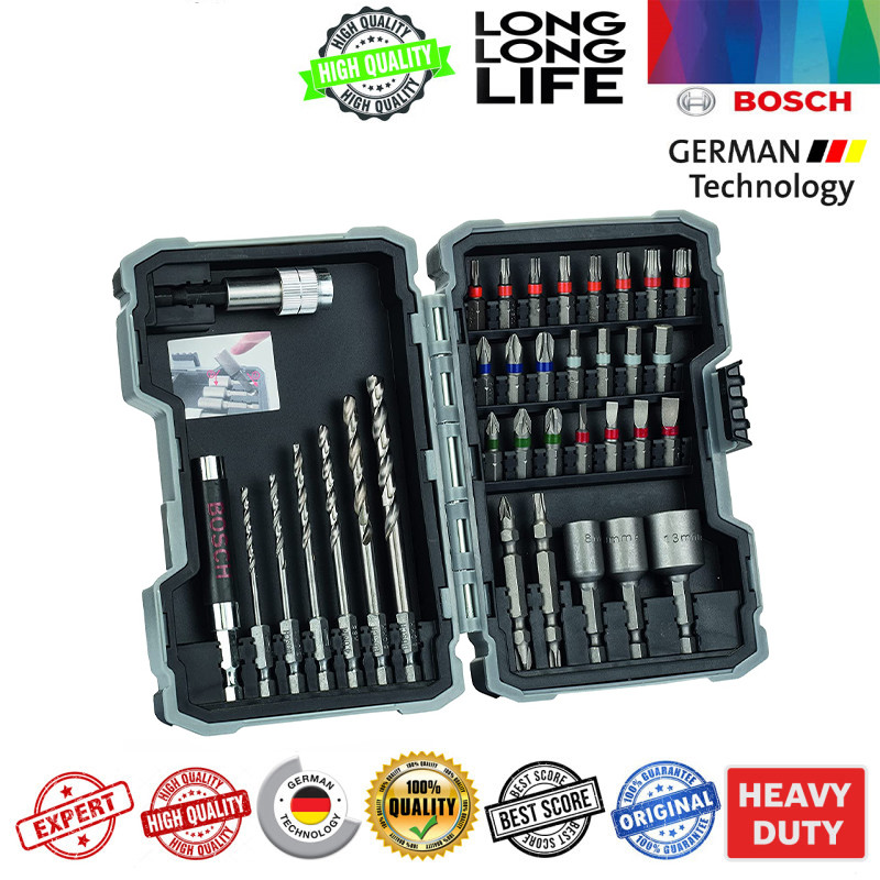 مته و سرپیچ گوشتی بوش کد BOX-P875 مجموعه 36 عددی