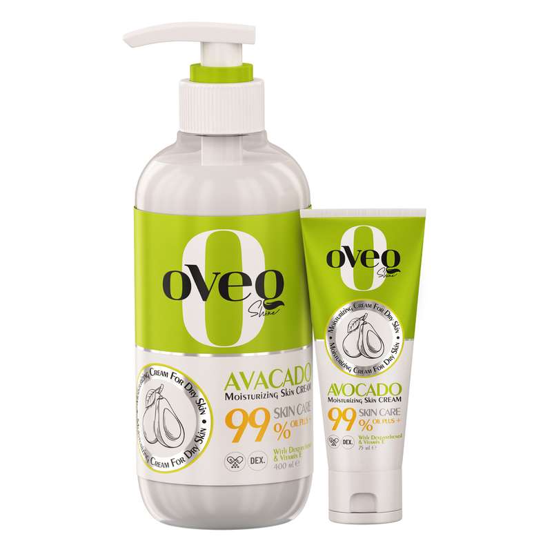 کرم مرطوب‌کننده اوک شاین مدل آووکادو حجم 400 میلی‌لیتر به همراه کرم مرطوب‌کننده اوک شاین کد 03 حجم 75 میلی‌لیتر