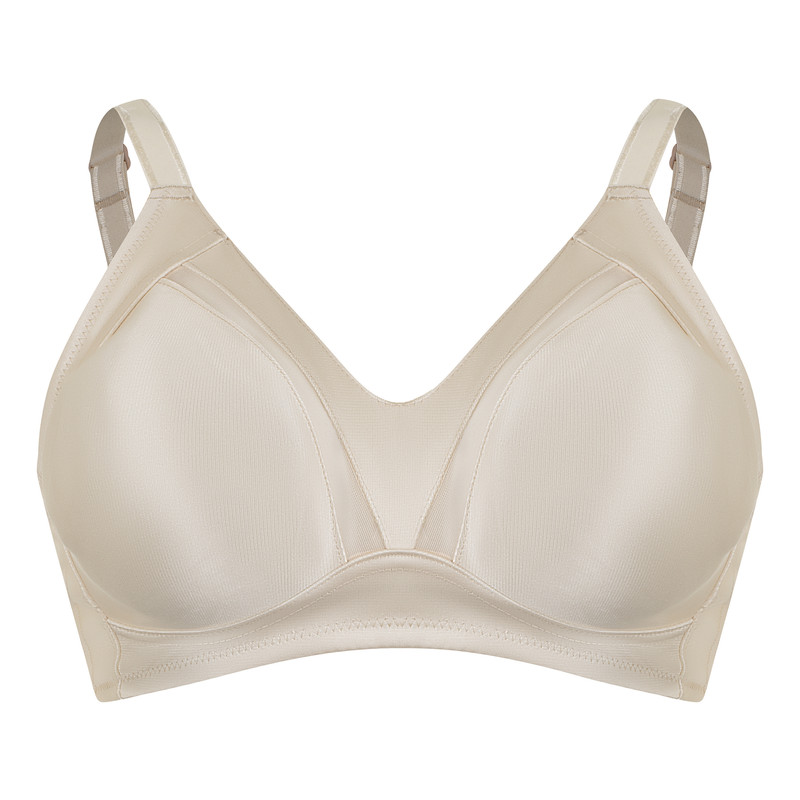 سوتین زنانه کرالاستر مدل پرسی ژرسه رنگ کرم