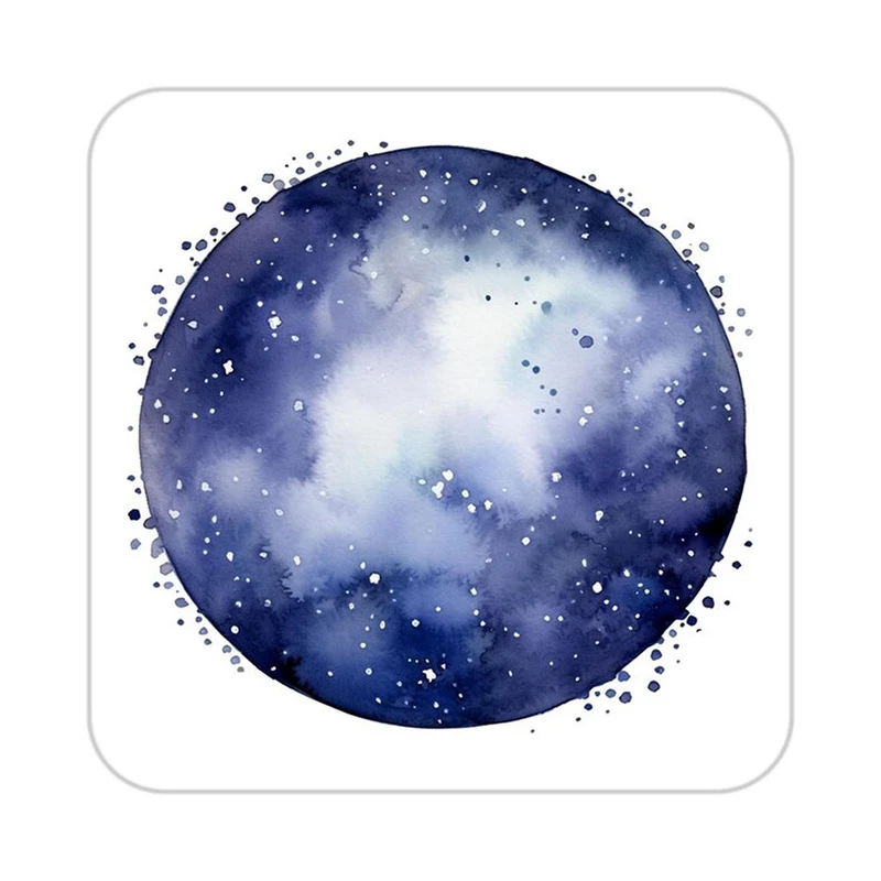 زیر لیوانی کاکتی طرح ماه و ستاره مدل mp54657