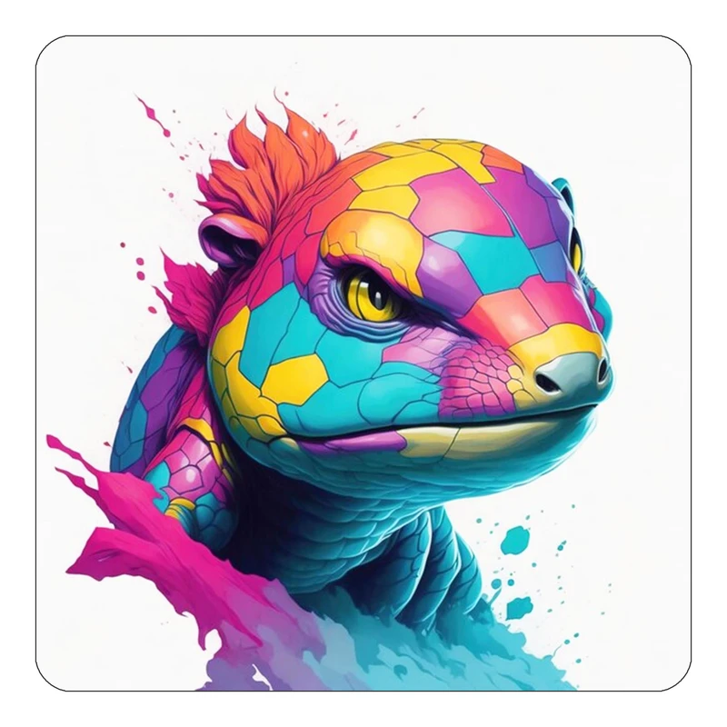 مگنت کاکتی طرح حیوانات رنگی مدل mp26344