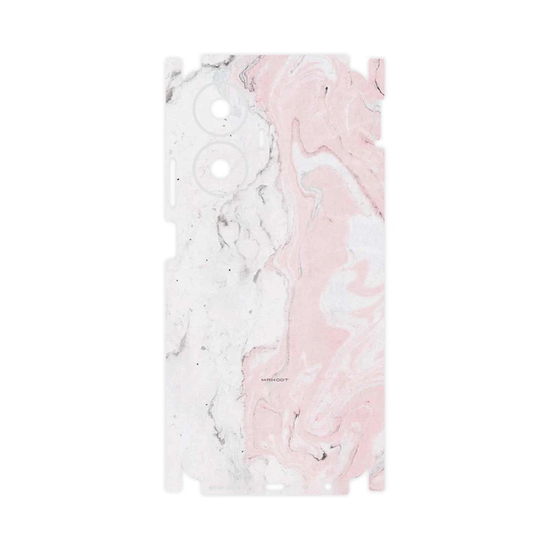 برچسب پوششی ماهوت مدل Blanco_Pink_Marble-FullSkin مناسب برای گوشی موبایل ریلمی C55
