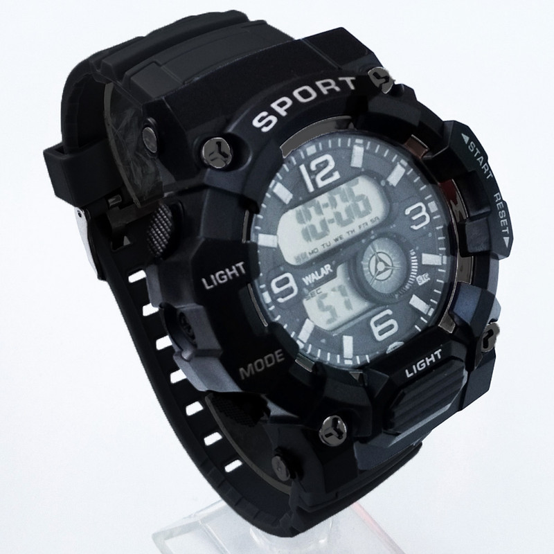 ساعت مچی دیجیتال پسرانه والار مدل اسپرت چراغ دار SPORT ضد آب کد 210