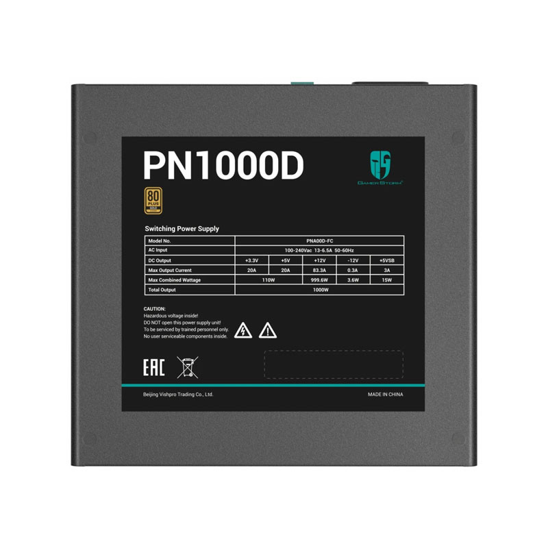 منبع تغذیه کامپیوتر 1000 وات دیپ کول مدل GameStrom PN1000D