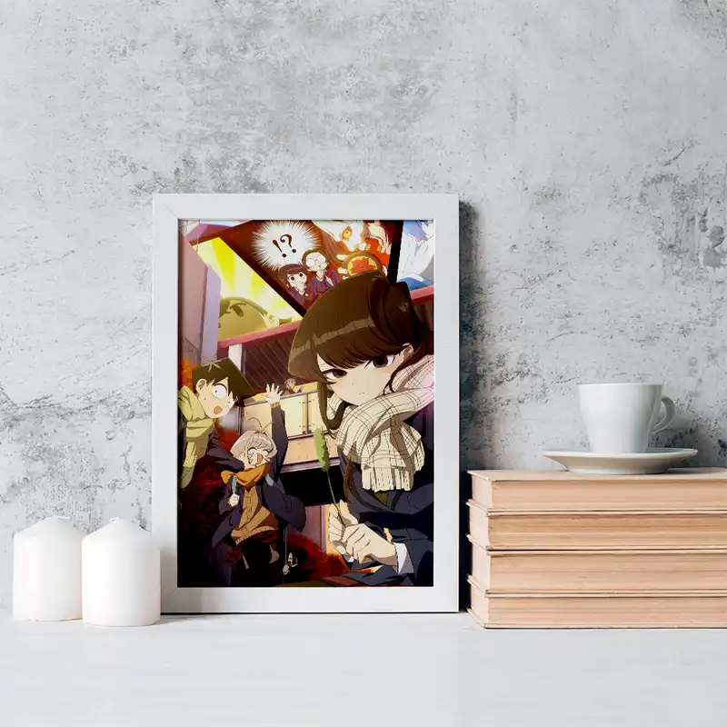 تابلو خندالو مدل انیمه کومی سان کد 16077