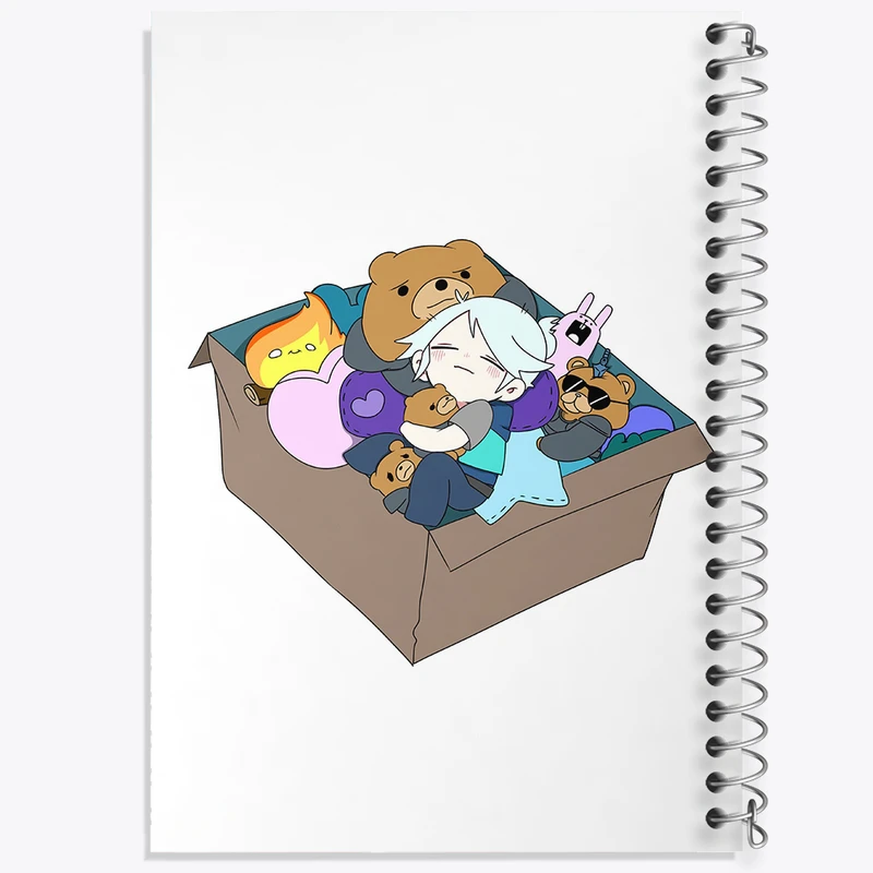 دفتر لیست خرید 50 برگ خندالو طرح بازی ولورانت (Valorant) کد 33057