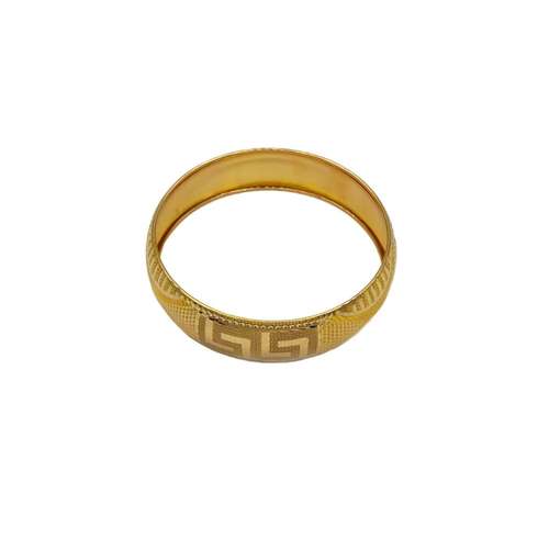 النگو طلا 18 عیار زنانه مدل تراش مارپیچ