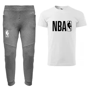 ست تی شرت و شلوار مردانه مدل 010120142 رنگ سفید