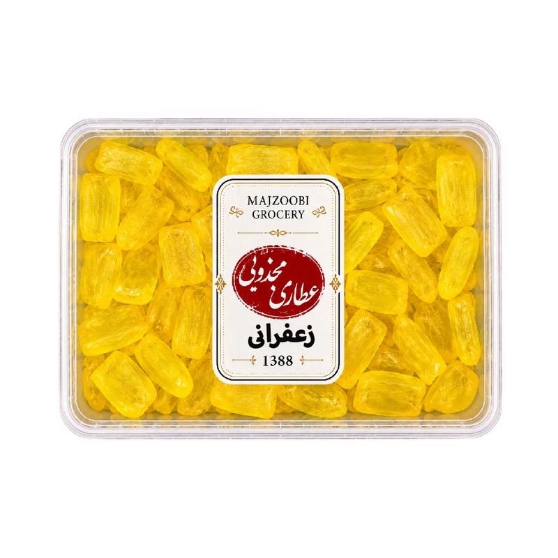آبنبات زعفرانی عطاری مجذوبی - 500 گرم