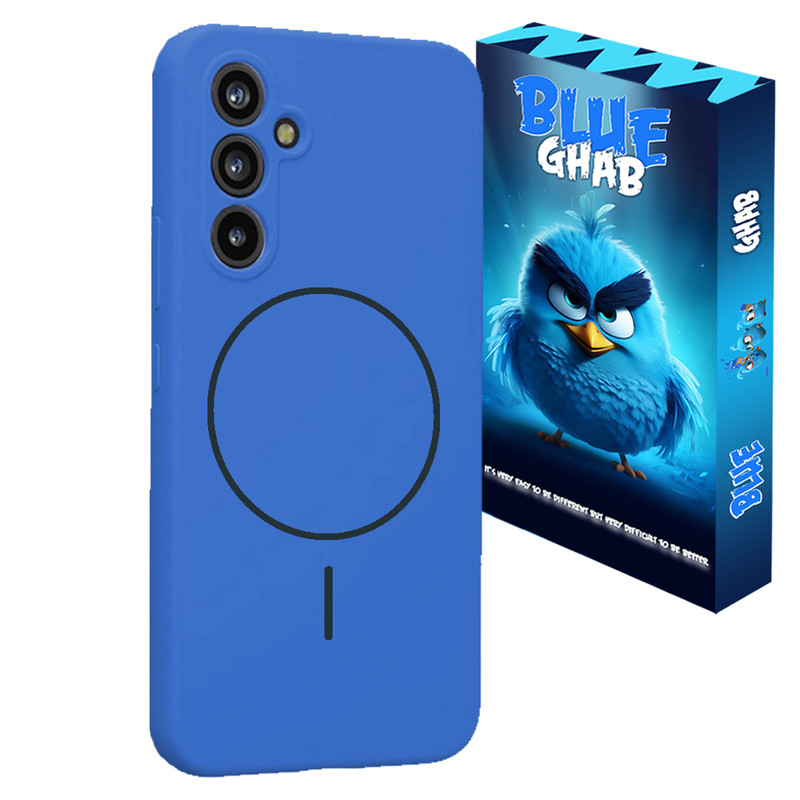 کاور بلو قاب مدل مگسیف سیلیکونی کد O41 مناسب برای گوشی موبایل سامسونگ Galaxy S25