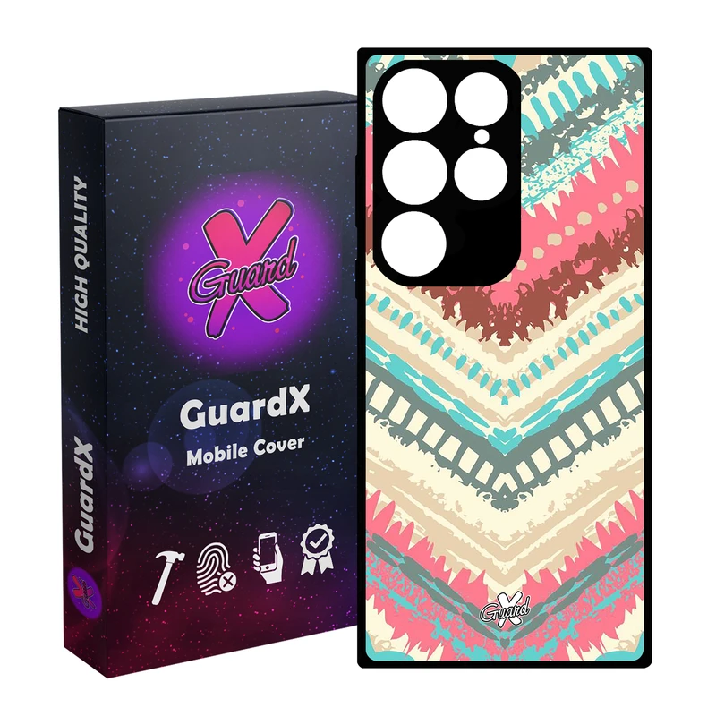 کاور گارد ایکس طرح Colors مدل Glass10129 مناسب برای گوشی موبایل سامسونگ Galaxy S24 Ultra