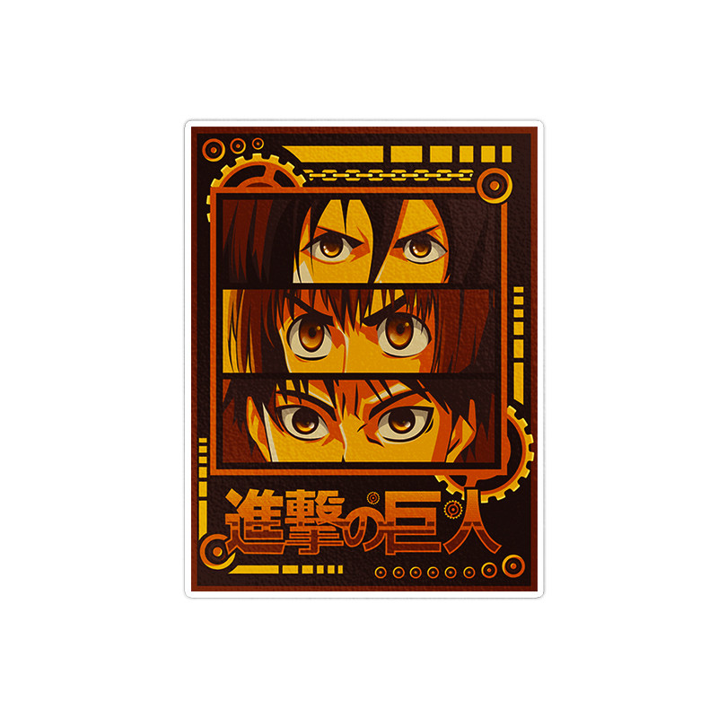 استیکر لپ تاپ طرح attack on titan مدل venus580
