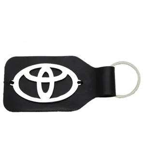  جاسوئیچی خودرو مدل چرم طبیعی طرح لوگو کد TOYOT STILL