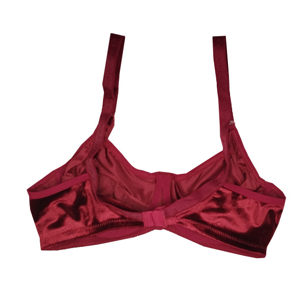 ست شورت و سوتین زنانه مدل مخمل کد 075