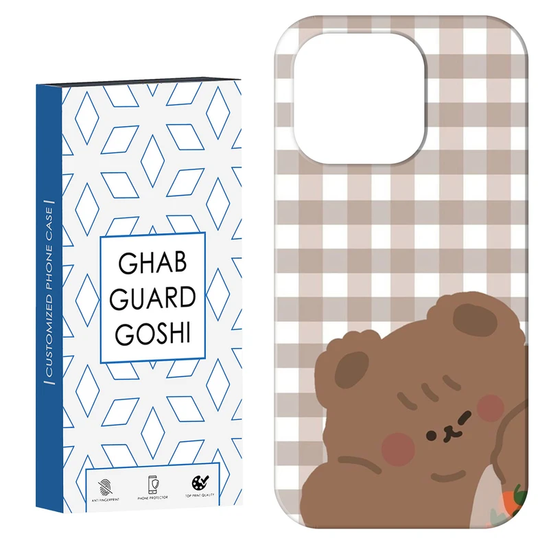 کاور قاب گارد گوشی طرح خرس کد Dimo-398 مناسب برای گوشی موبایل اپل  IPHONE 16 PRO MAX   