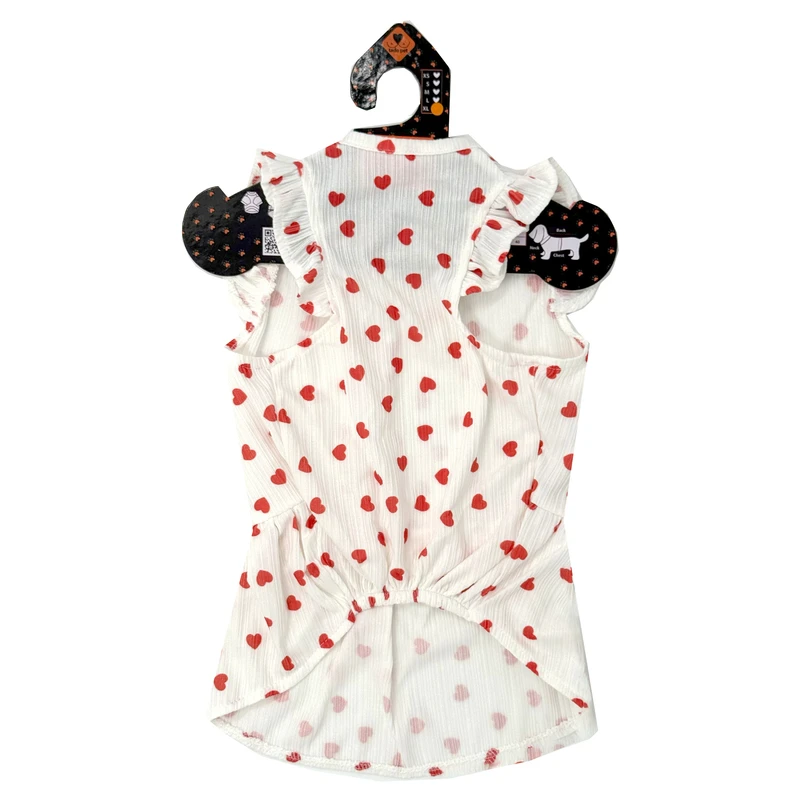 پوشاک سگ تادو طرح کیوتی کد KN102 سایز XL