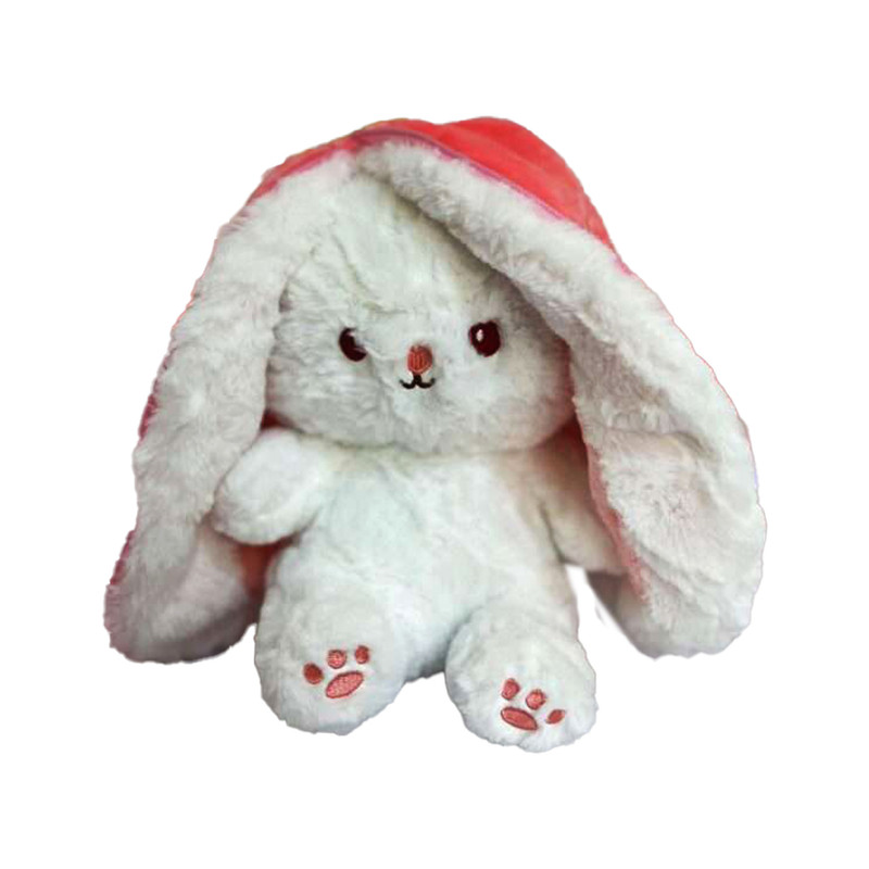 عروسک مدل خرگوش سوپرایزی توت فرنگی ارتفاع 25 سانتی متر