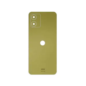 MAHOOT Matte-Gold Cover Sticker for Motorola Moto E13