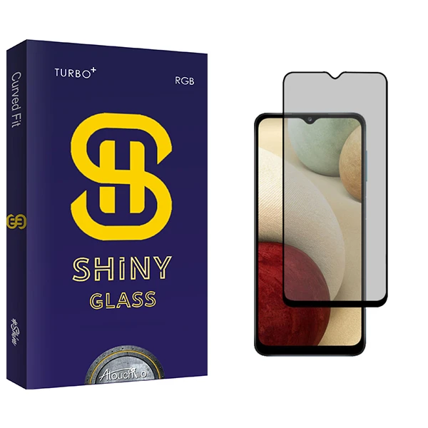 محافظ صفحه نمایش سرامیکی حریم شخصی آتوچبو مدل Shiny Glass مناسب برای گوشی موبایل سامسونگ Galaxy A12