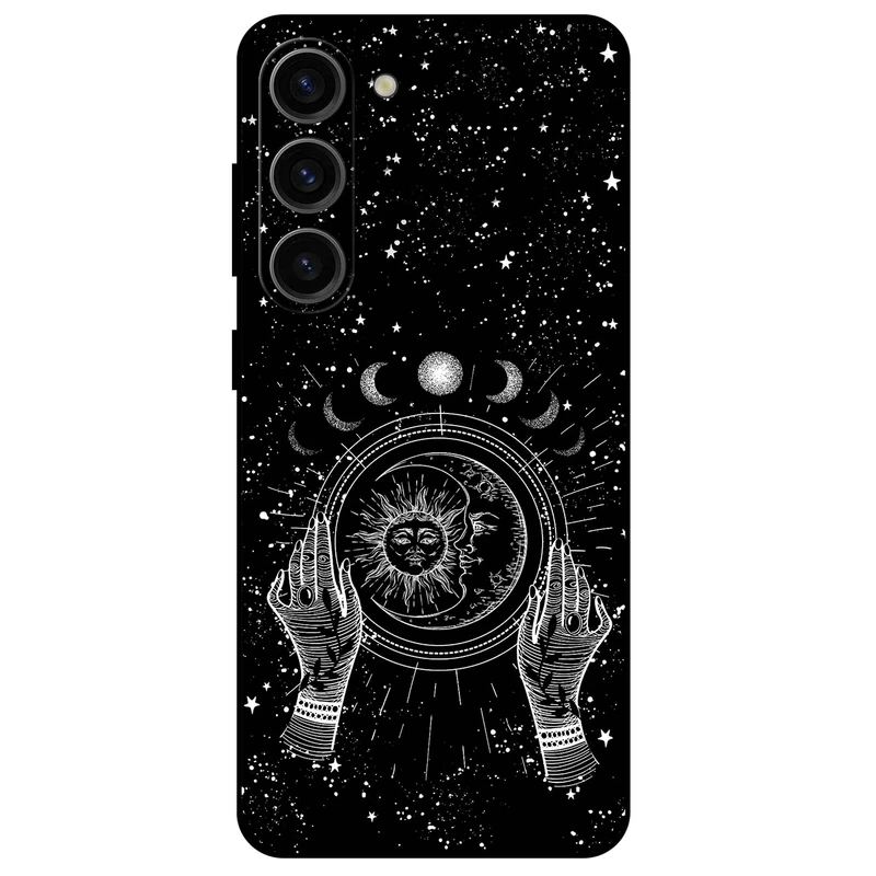 کاور مگافون طرح ماه و خورشید مدل 1892 مناسب برای گوشی موبایل سامسونگ Galaxy S23 Plus         