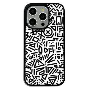 AKAM AMC-WA15PRO-DOODLE14 Cover For Apple iPhone 15 Pro
