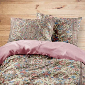 سرویس روتختی مدوپد طرح فرش تبریز مدل C-Tabriz67 یک نفره 4 تکه