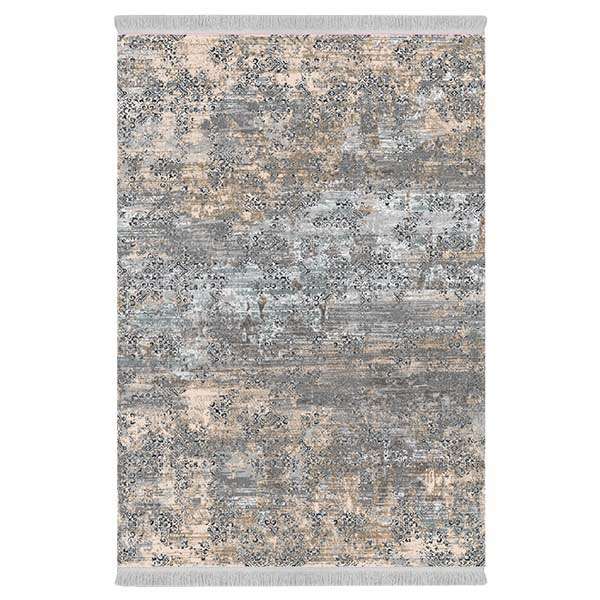 فرش پارچه‌ای دفه مدل فرشینه طرح مدرن کد 1013