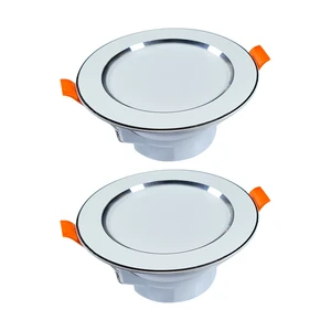 پنل ال ای دی 8 وات مودی مدل سه حالته طرح دور آلومینیوم کد IR-MD4808-SL بسته دو عددی