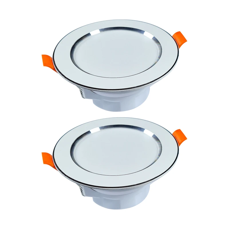 پنل ال ای دی 8 وات مودی مدل سه حالته طرح دور آلومینیوم کد IR-MD4808-SL بسته دو عددی