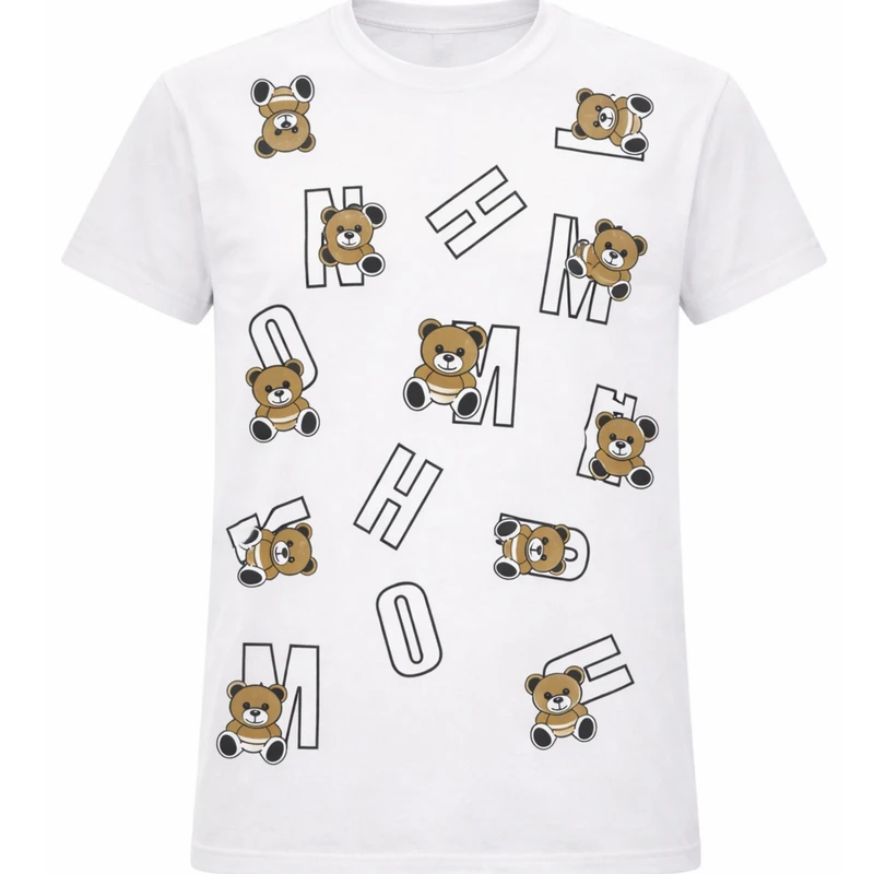 تی‌شرت آستین کوتاه زنانه مدل خرس حروفی