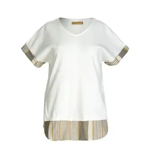 بلوز آستین کوتاه زنانه مدل MDJ-AQ1575