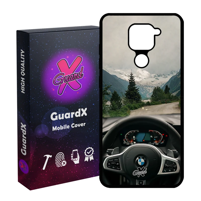 کاور گارد ایکس طرح BMW مدل Glass10346 مناسب برای گوشی موبایل شیائومی Redmi Note 9