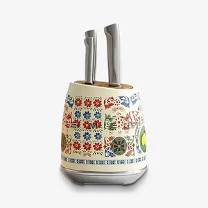 سرویس چاقو 7 پارچه با تیغه استیل و با دسته استیل اسمگ مدل Dolce & Gabbana