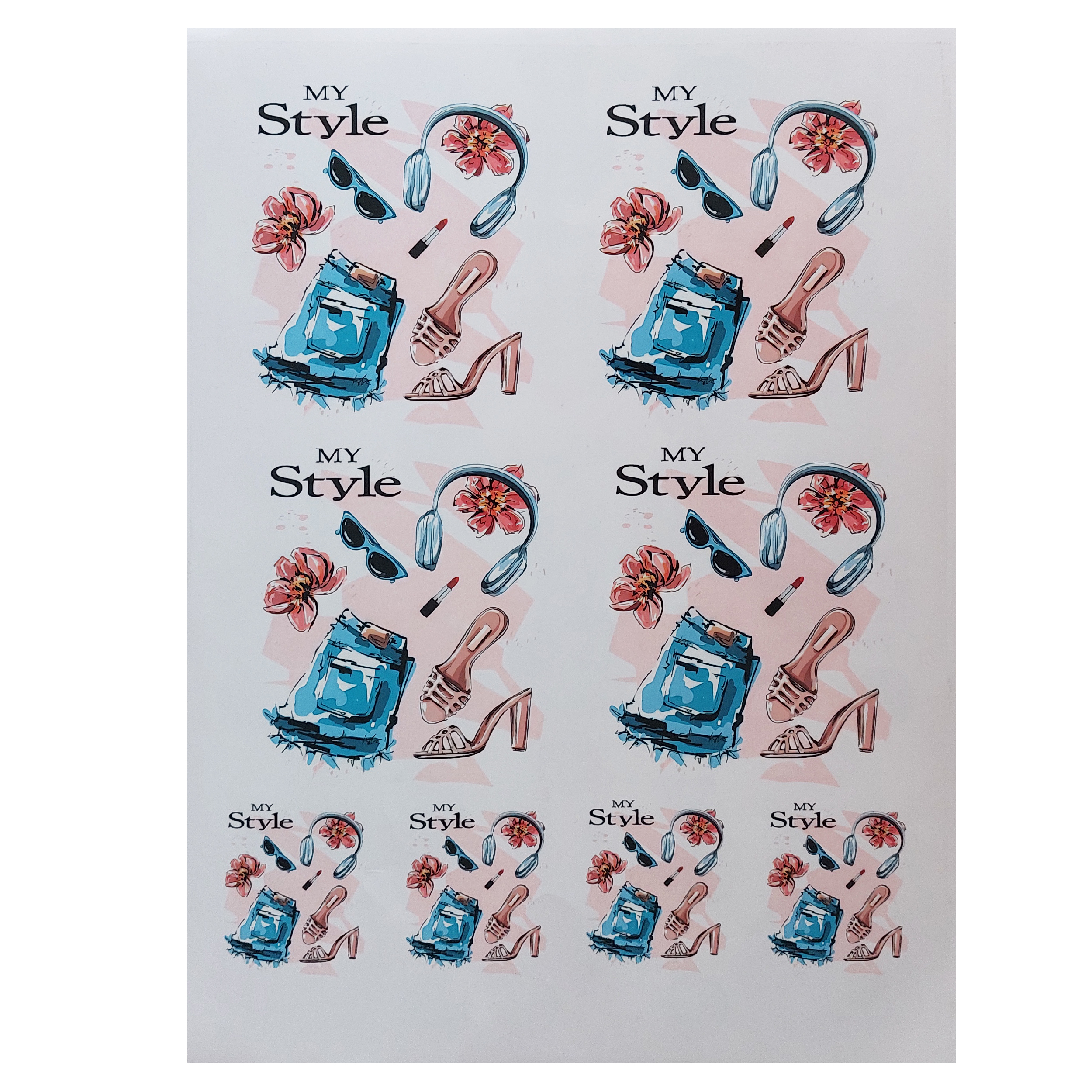 برچسب ترنسفر مدل مای استایل