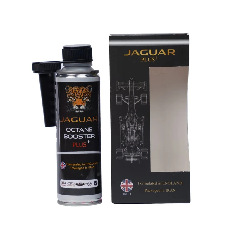اکتان بوستر خودرو بنزینی جگوار مدل پلاس حجم 300 میلی لیتر مناسب برای رانا و رانا پلاس