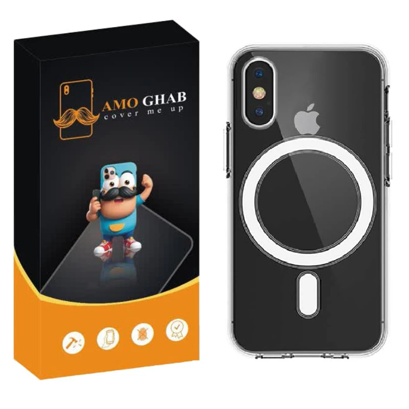 کاور عمو قاب مدل MAGSAFE مناسب برای گوشی موبایل اپل iPhone X / Xs
