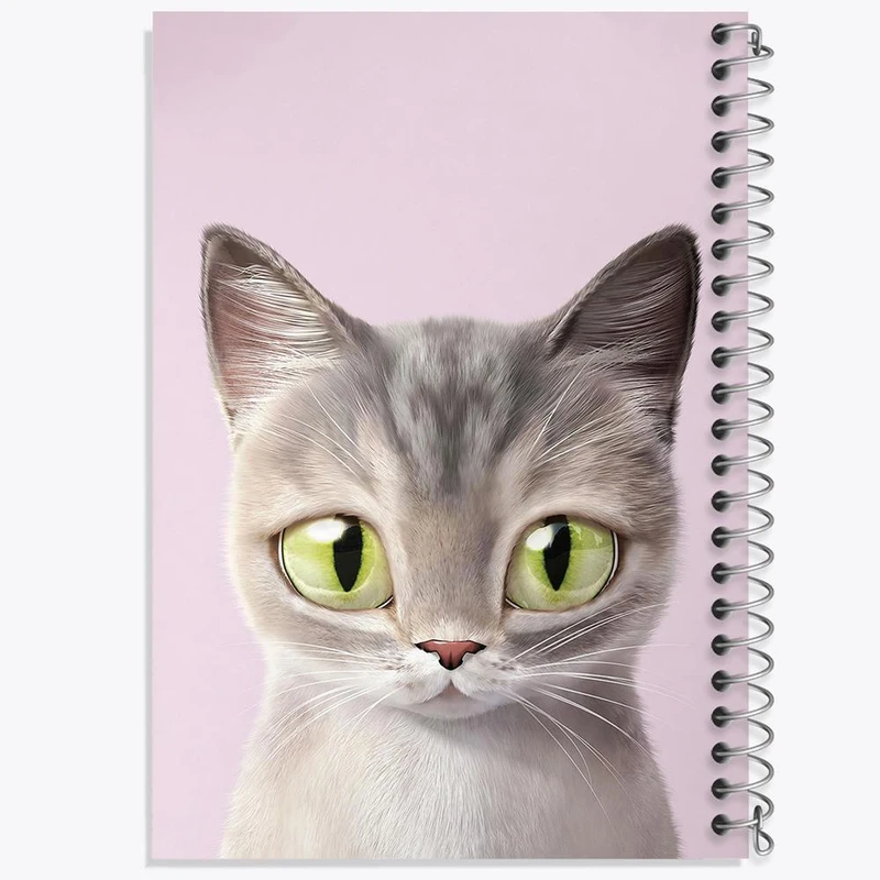 دفتر نقاشی 50 برگ خندالو مدل گربه کد 28329