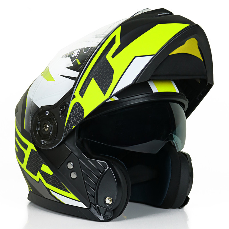 کلاه کاسکت فک متحرک راپیدو مدل 950+ srt yllw