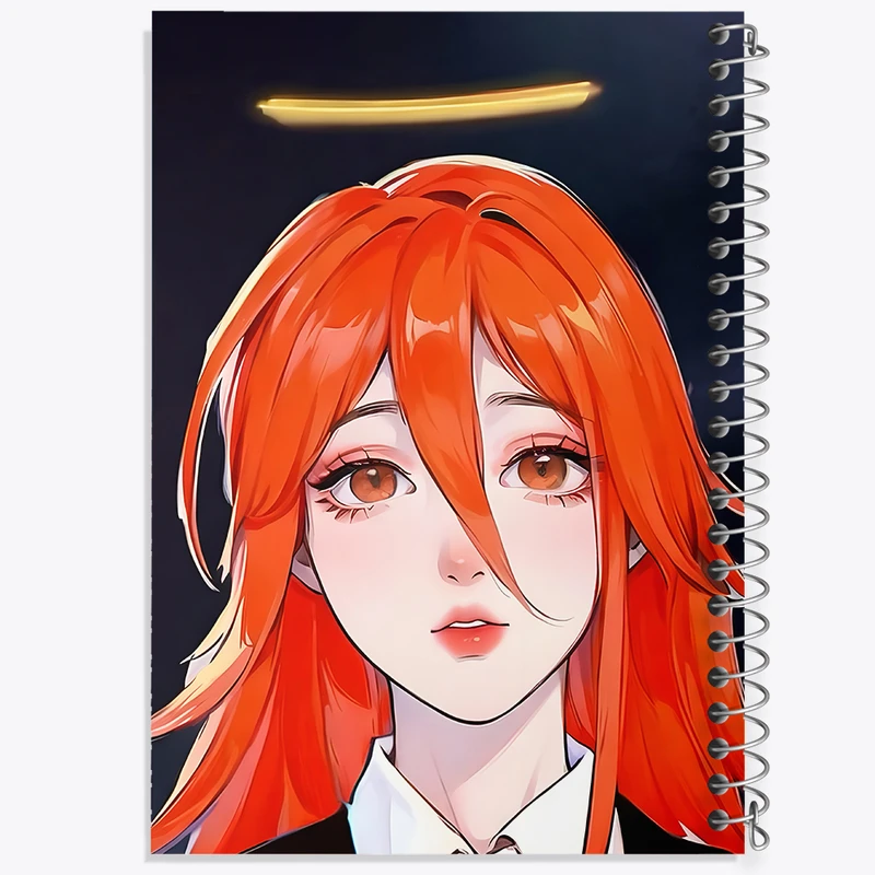 دفتر ژورنال نویسی 50 برگ خندالو مدل نقطه ای طرح دختر انیمه ای کد N4951