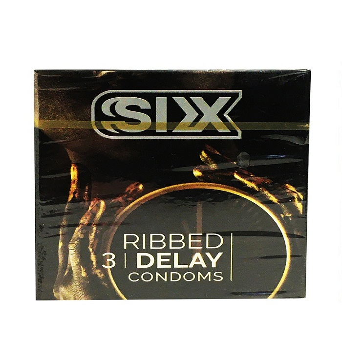 کاندوم سیکس مدل Ribbed Delay بسته 3 عددی